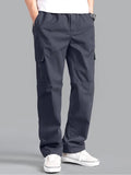 Men Blue Cargos